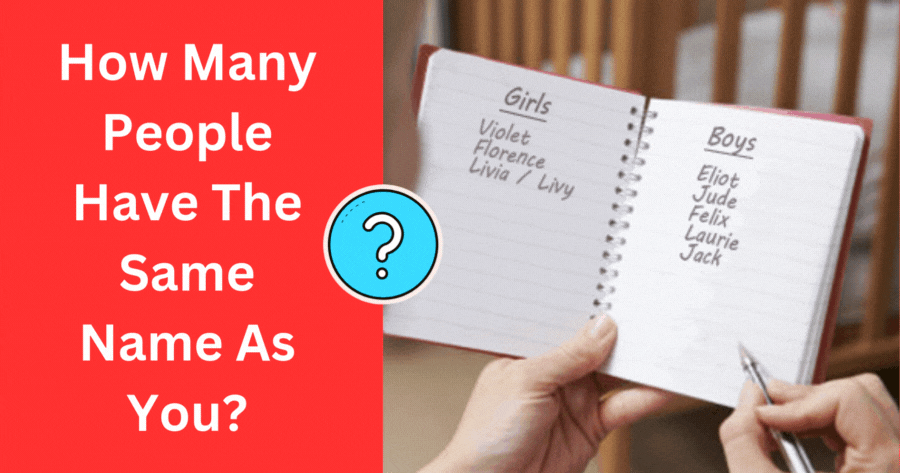 How Many People On Earth Share Your First Name?